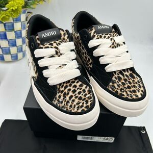 Men's Amiri  leopard  Sunset low top sneakers size 45